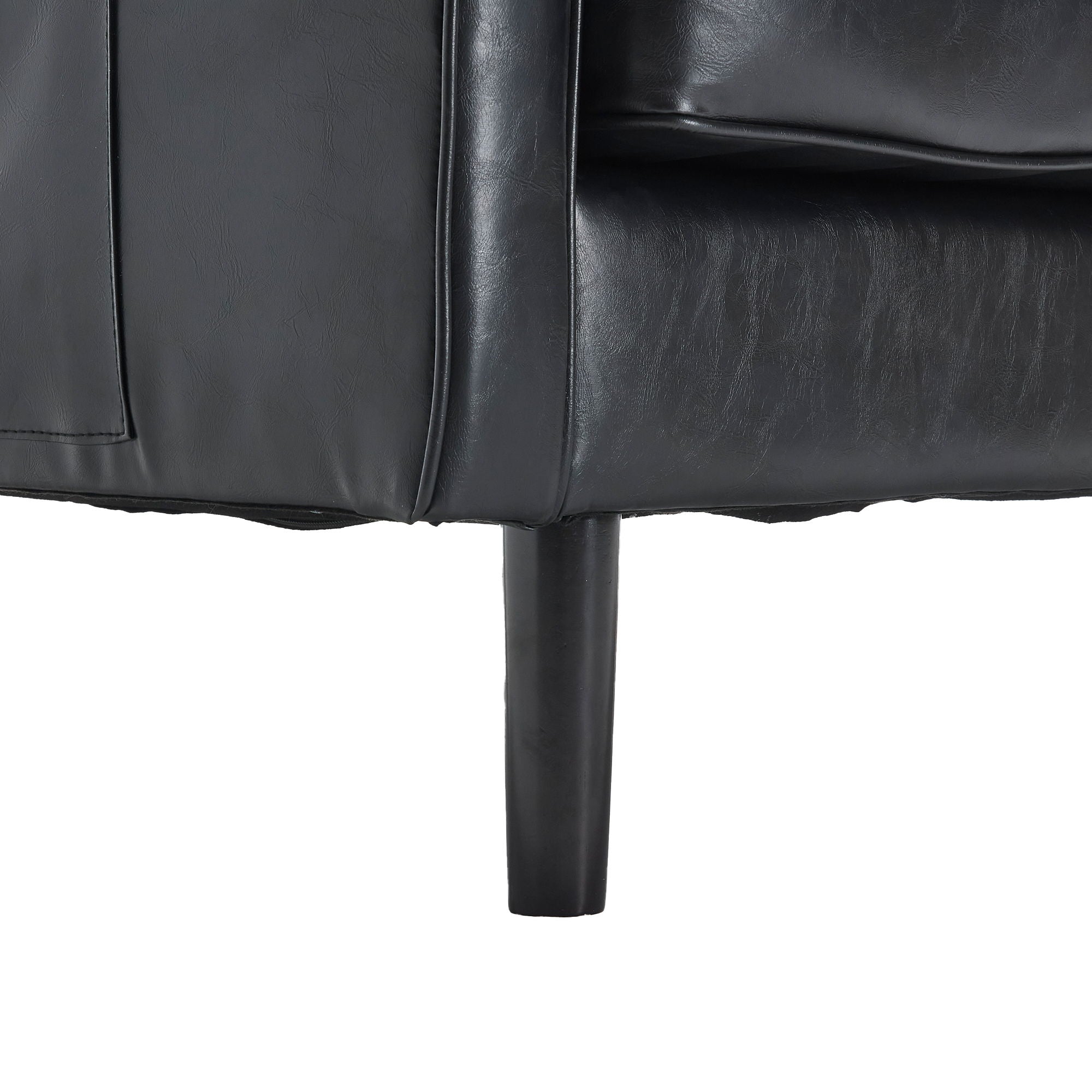 Mid Century Modern Loveseat Sofa With USB Ports, Removable Pillow Cover