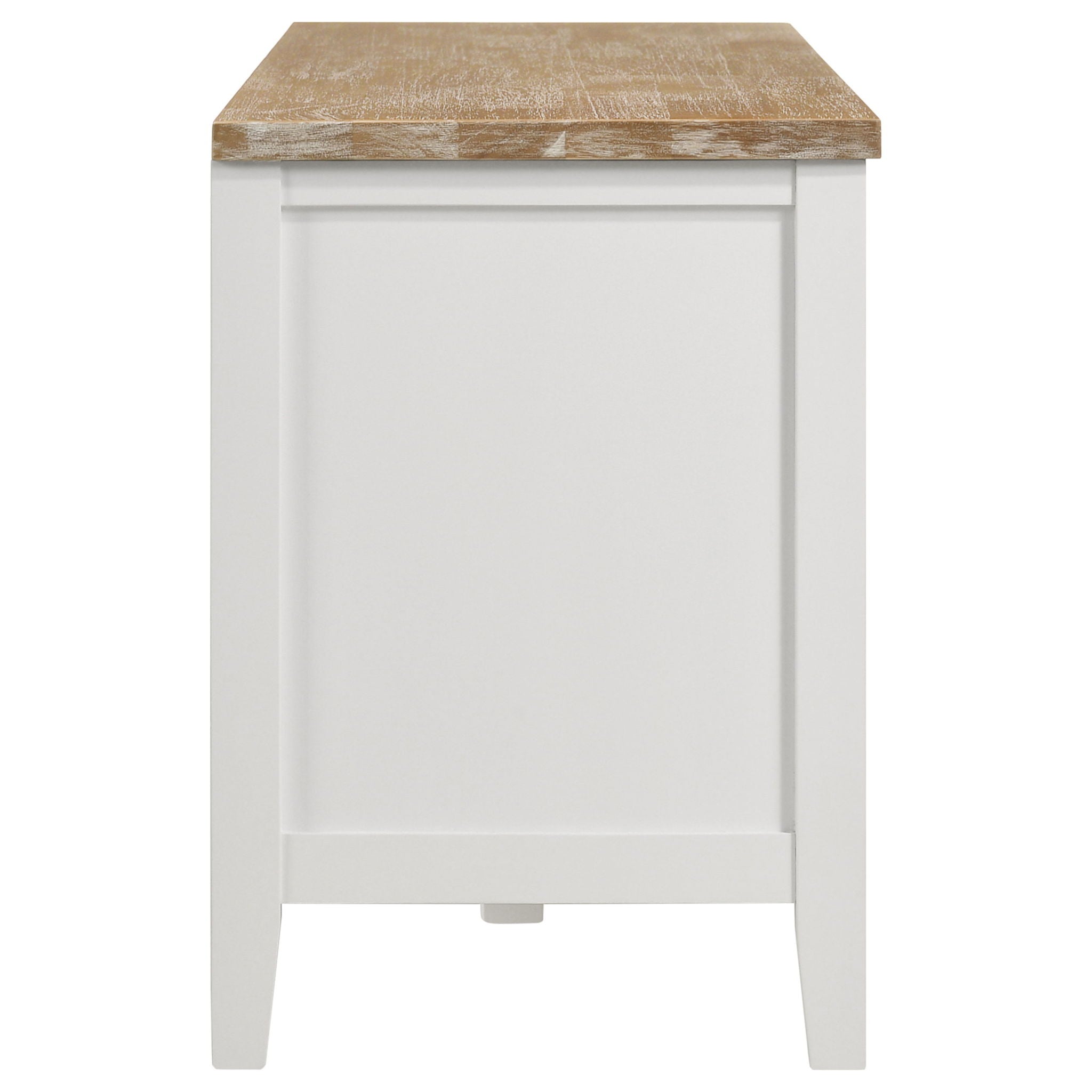 Evanston - 2 Door Stand - White