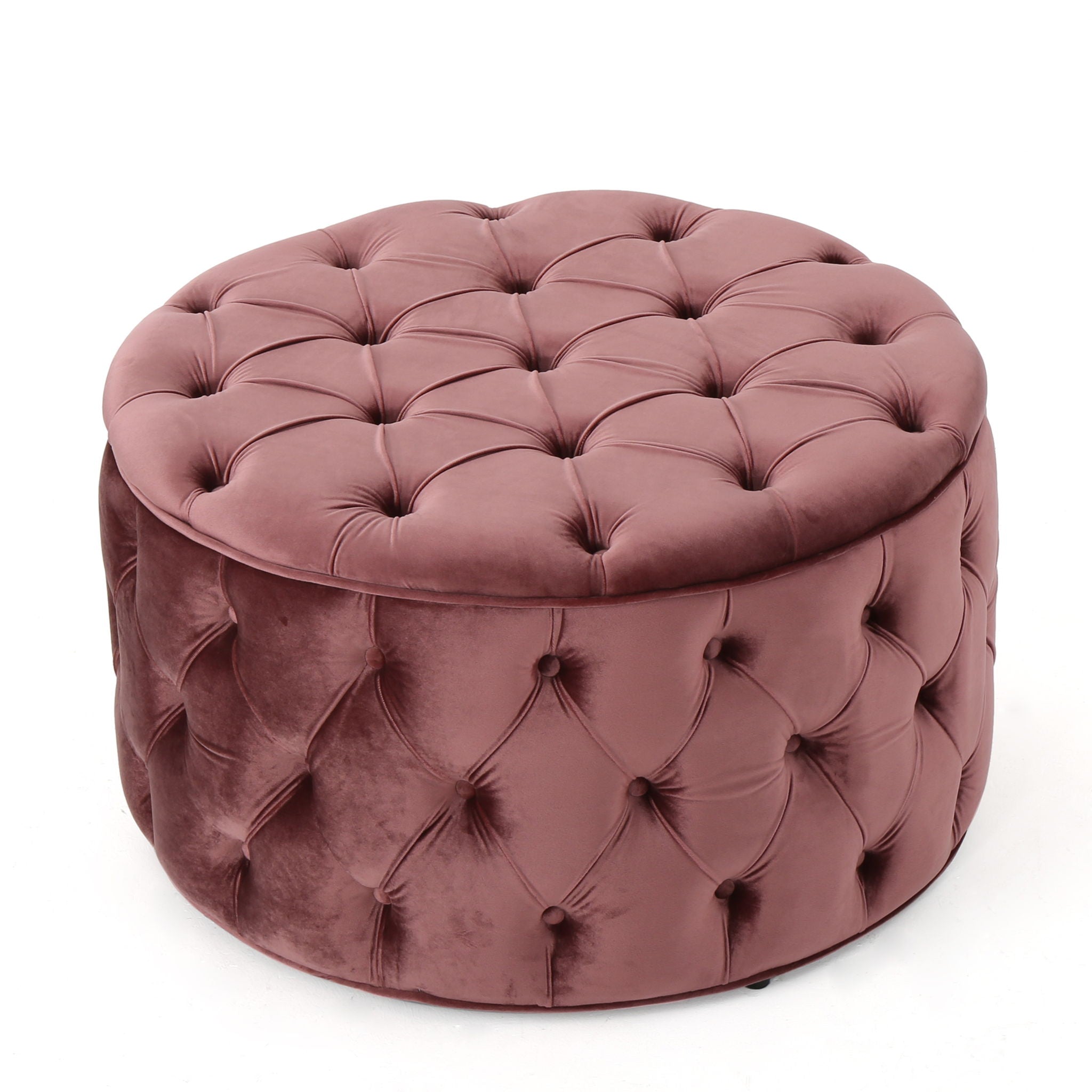 Modern Glam Ottoman Velvet