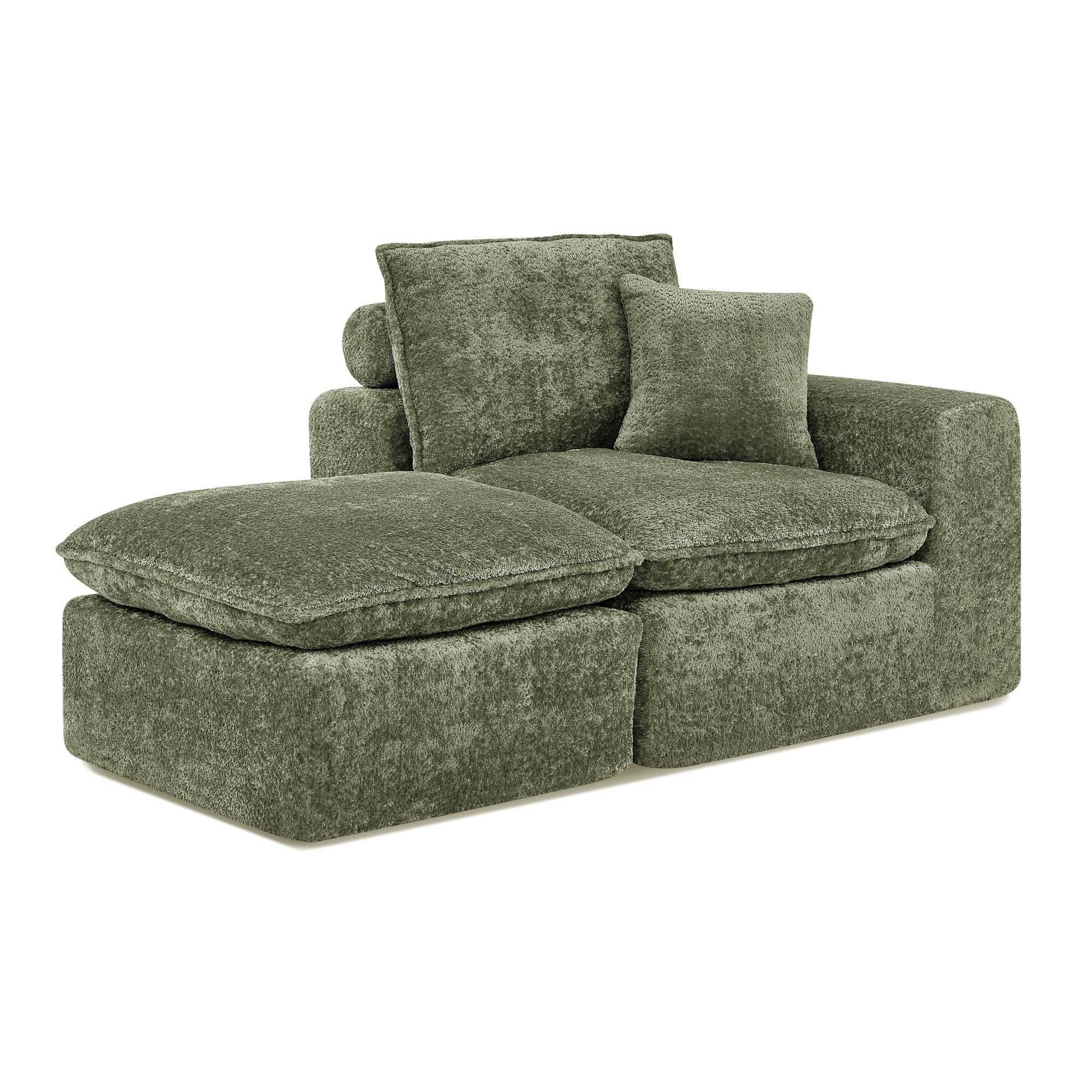 Sectional Sofa With Moveable Ottoman