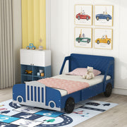Car Shaped Platform Bed With Wheels