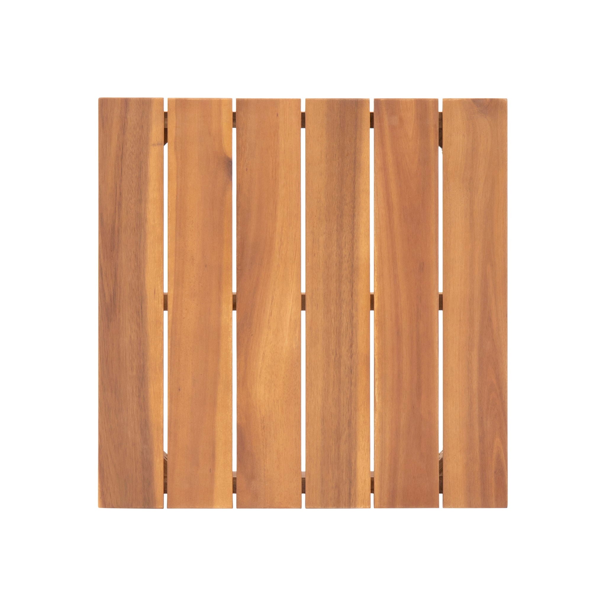 Halcyon - Outdoor Side Table With Slat Design