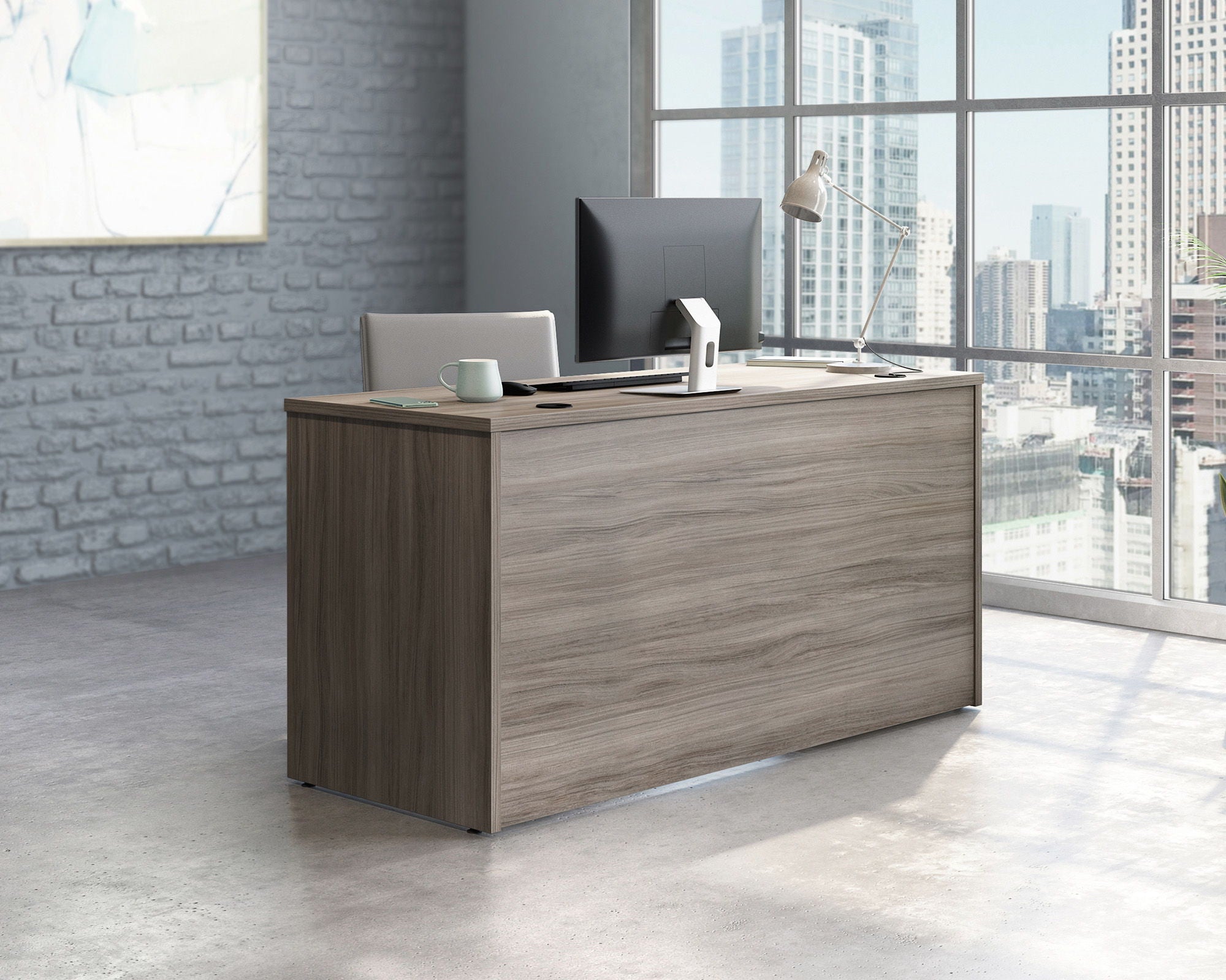 Commercial Desk 60" x 24" in Hudson Elm