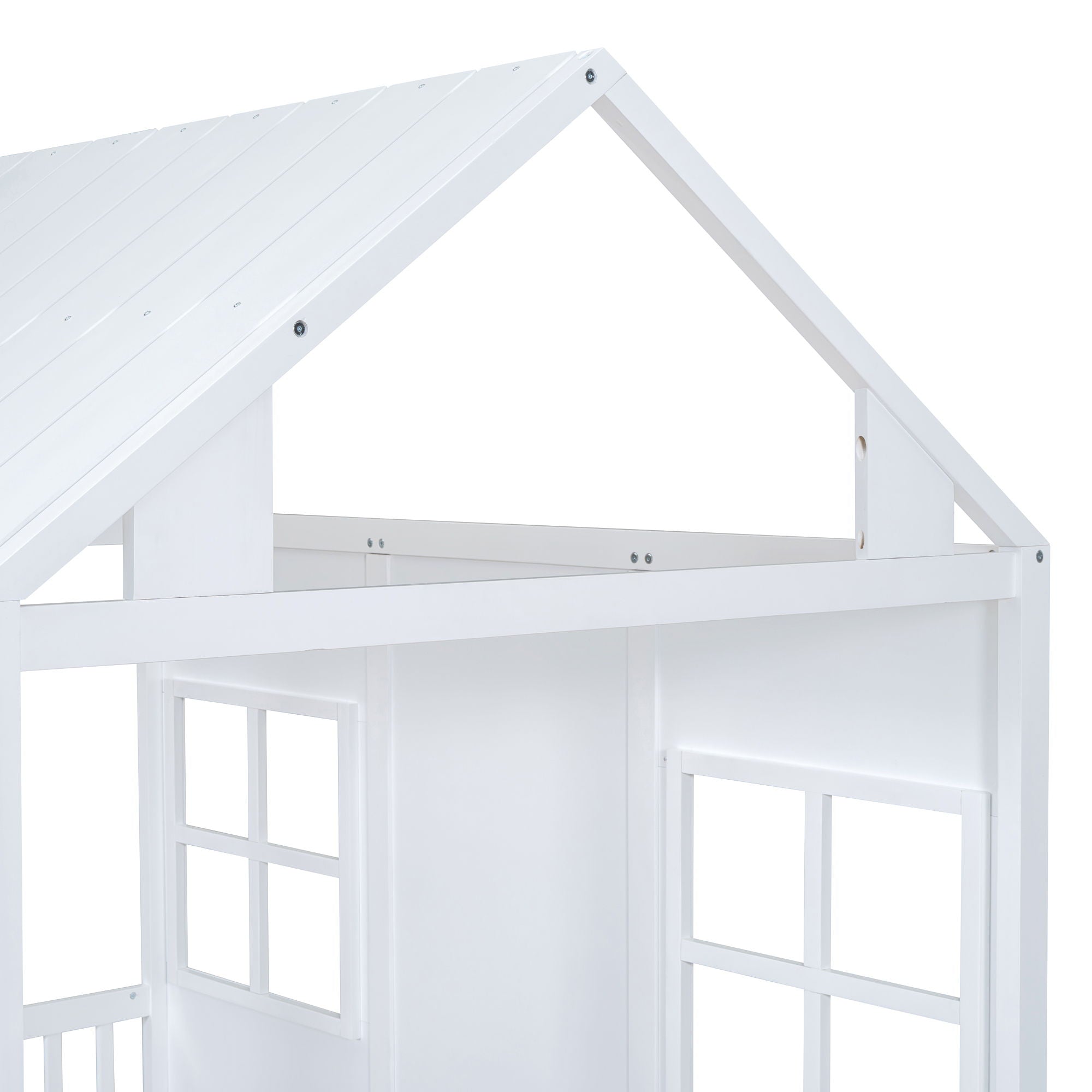 House Bed With Twin Size Trundle, Daybed