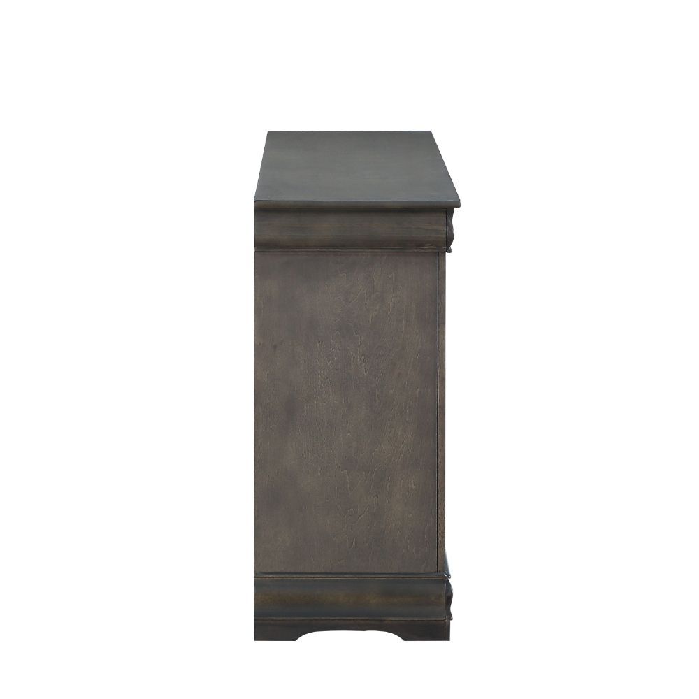 ACME Bring casual elegance into your home with the Louis Phillipe dresser. This dresser is a piece that offers any bedroom a sophisticated look. | Meri Furniture