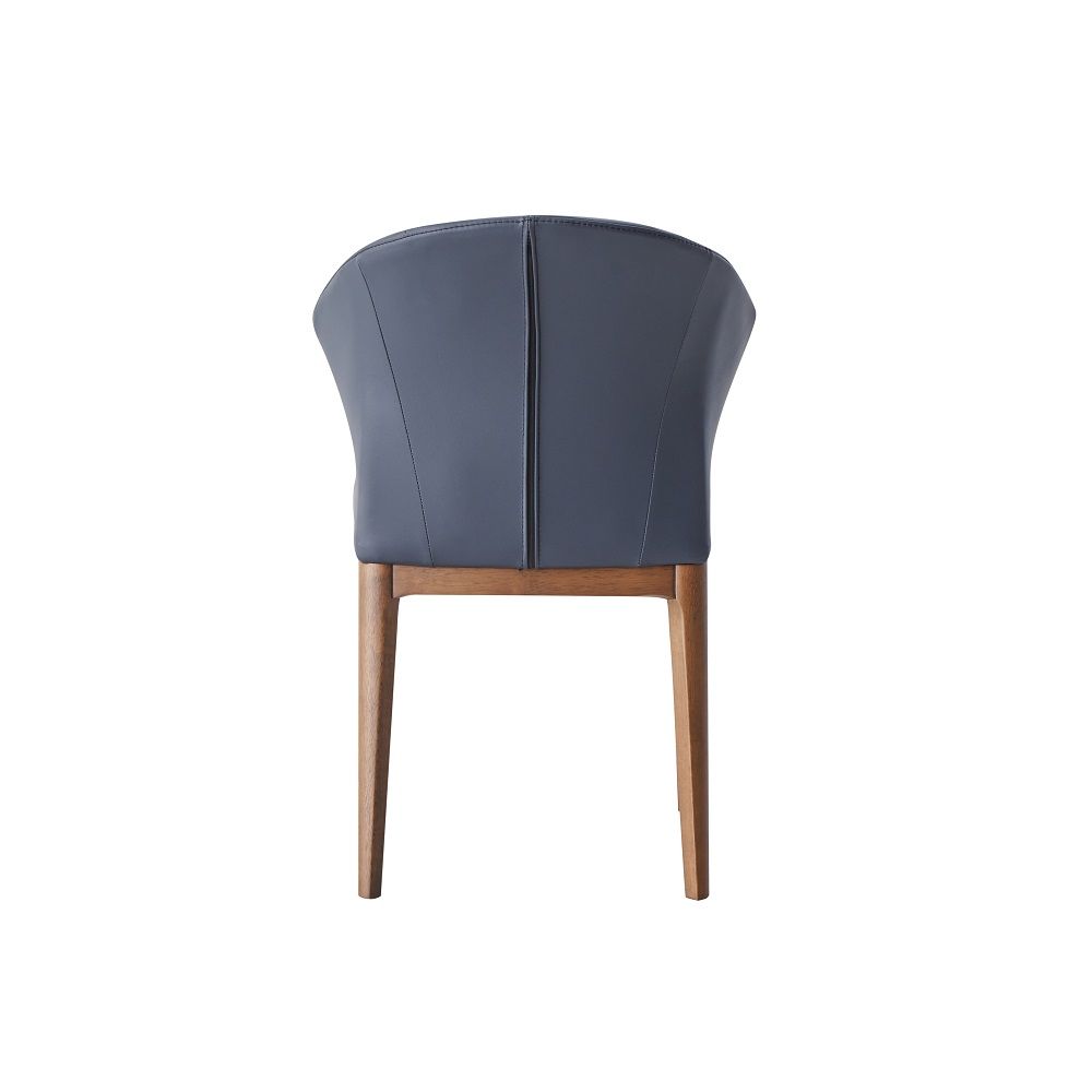 ACME Seraphyne - Side Chair (Set of 2) - Slate & Walnut | Meri Furniture