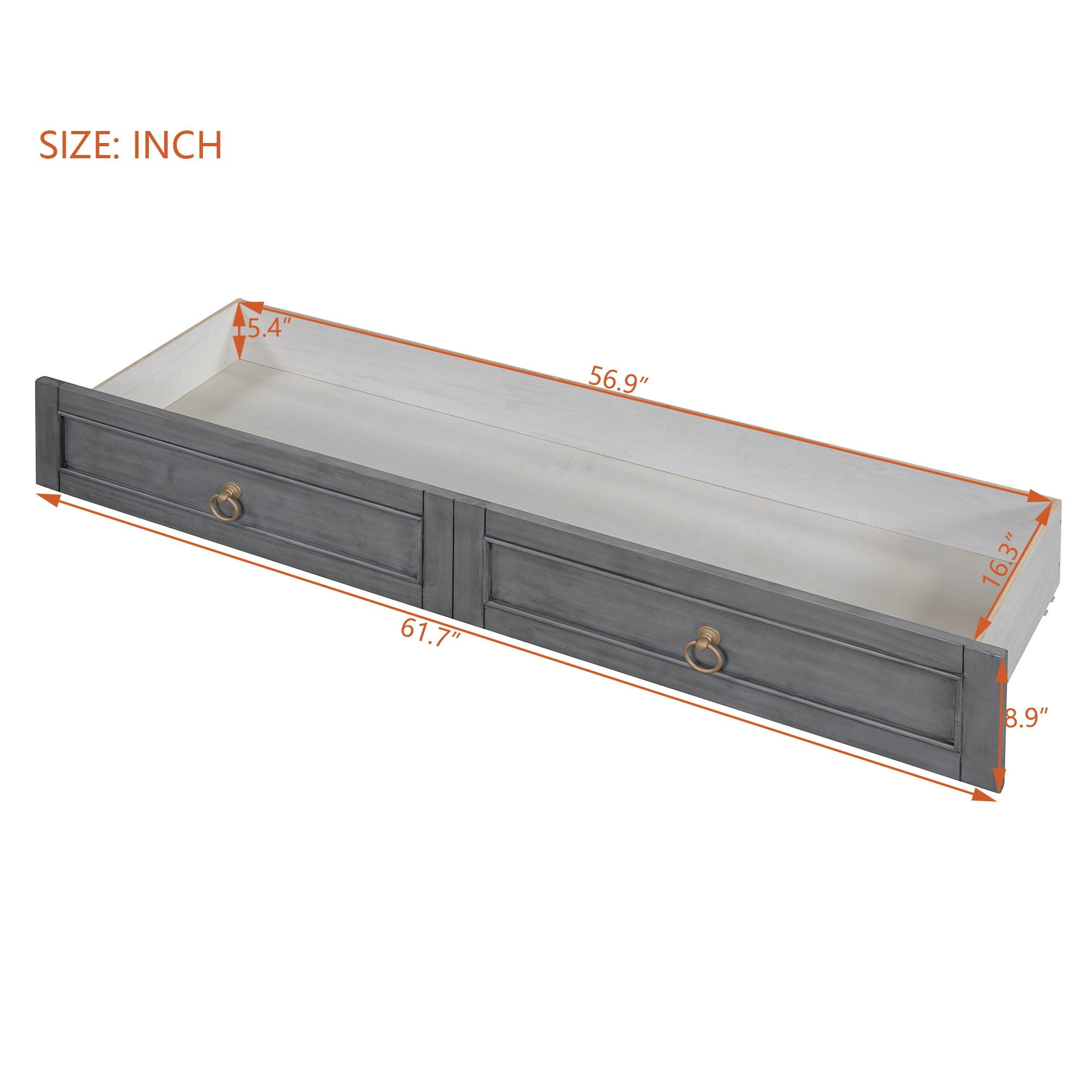 Murphy Bed With Large Drawers And Stylish Design