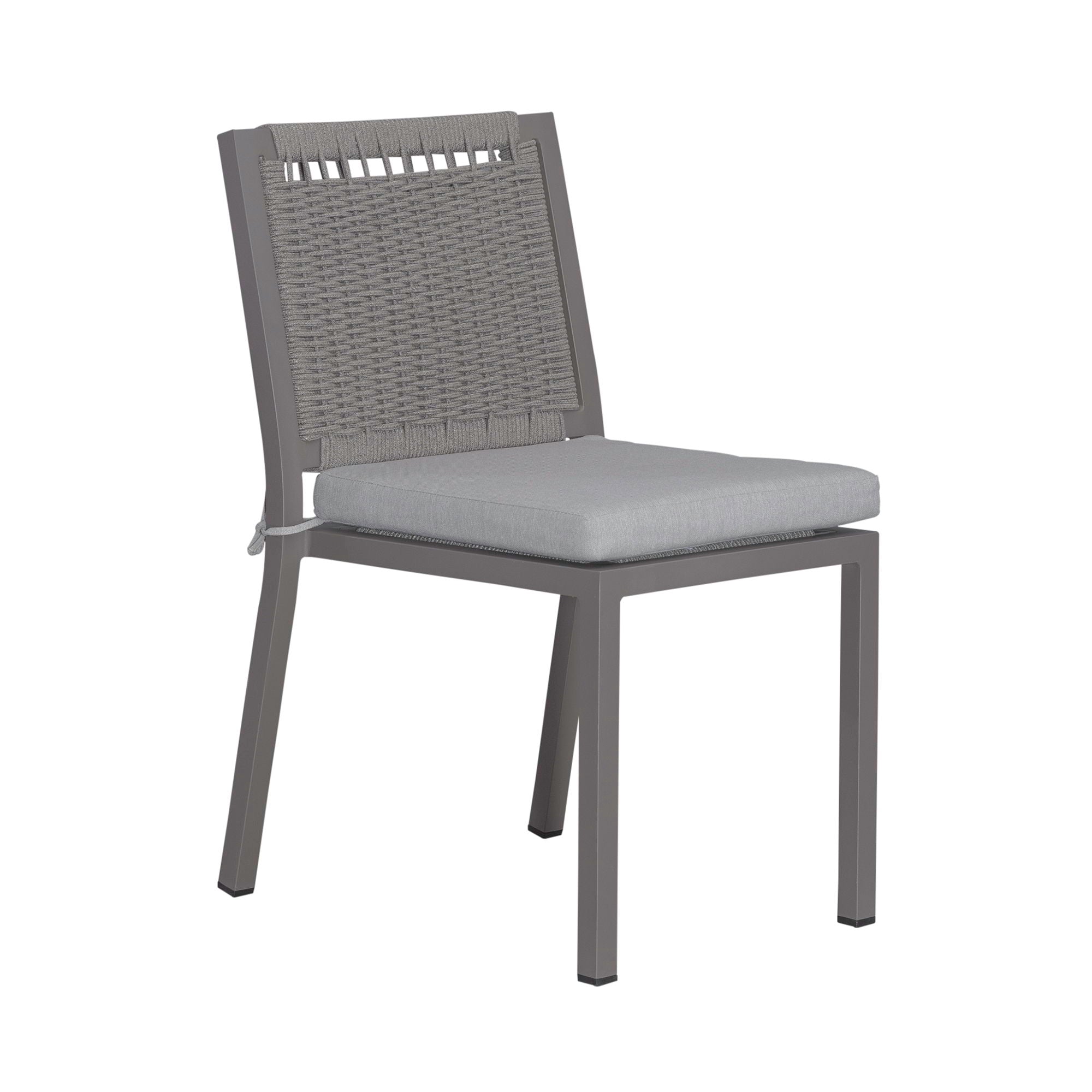 Liberty Furniture Plantation Key - Outdoor Panel Back Side Chair - Granite | Meri Furniture