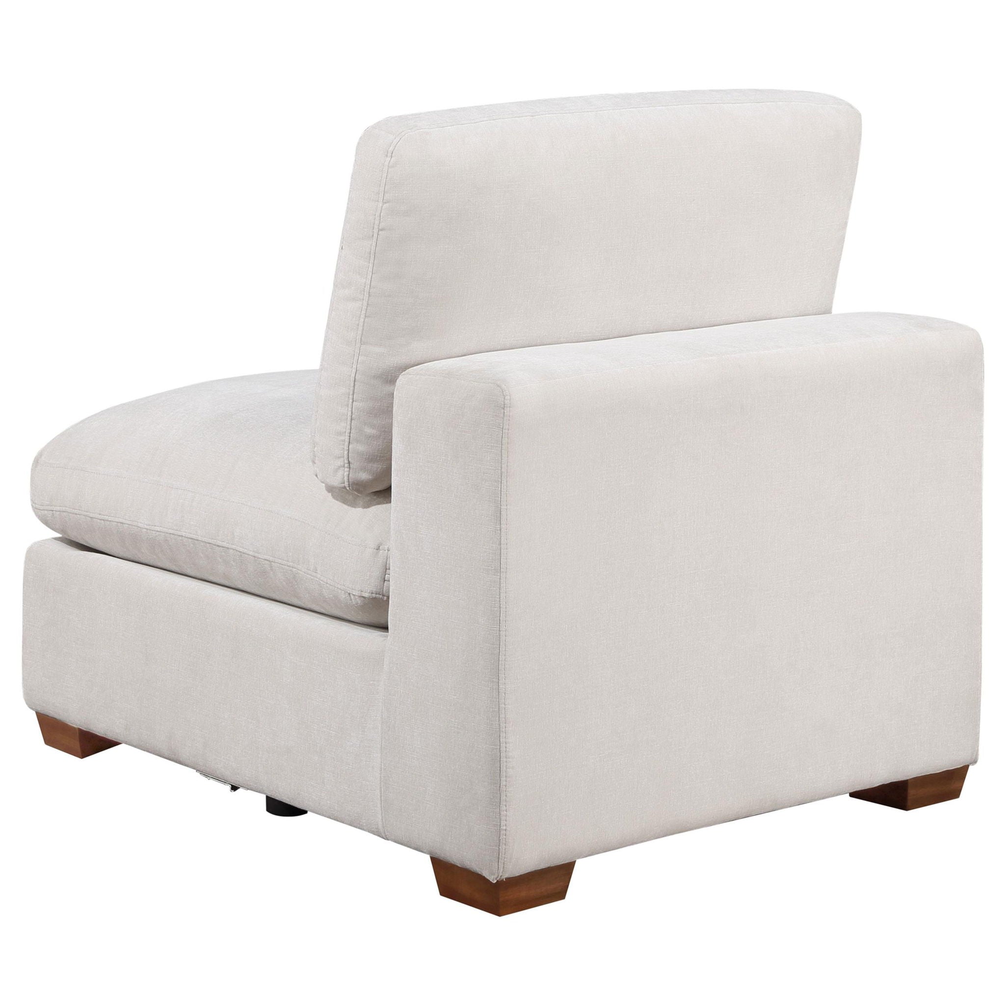 Lakeview 5-piece Upholstered Modular Sectional Sofa Ivory