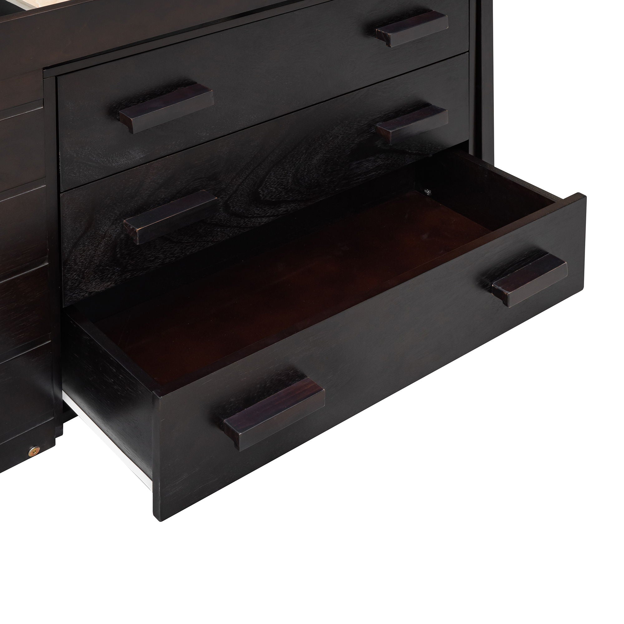 Loft Bed With Cabinet And Shelf