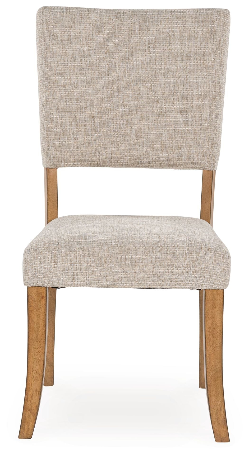 Signature Design by Ashley® Rybergston - Light Brown - Dining Upholstered Side Chair (Set of 2) | Meri Furniture