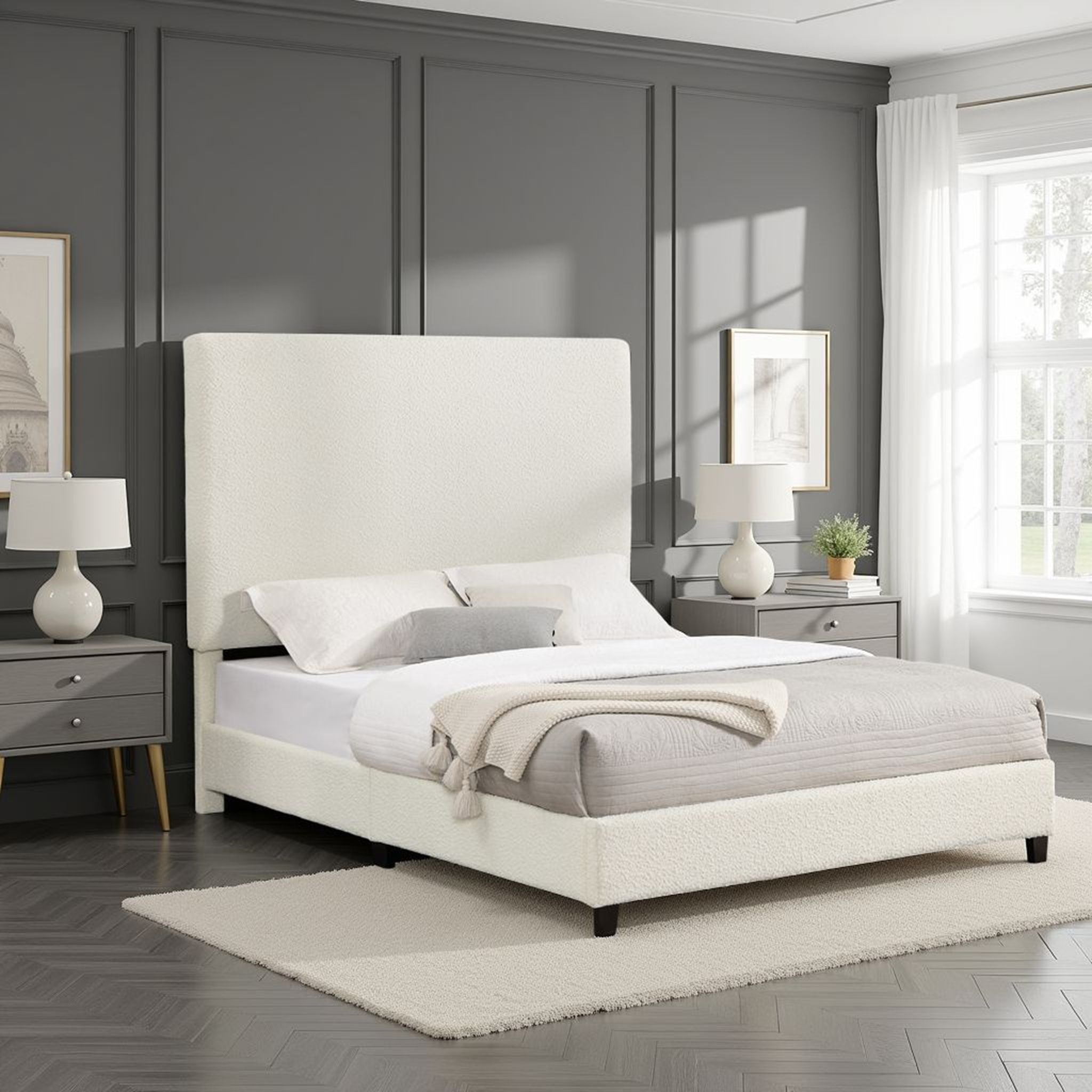 Upholstered Platform Bed