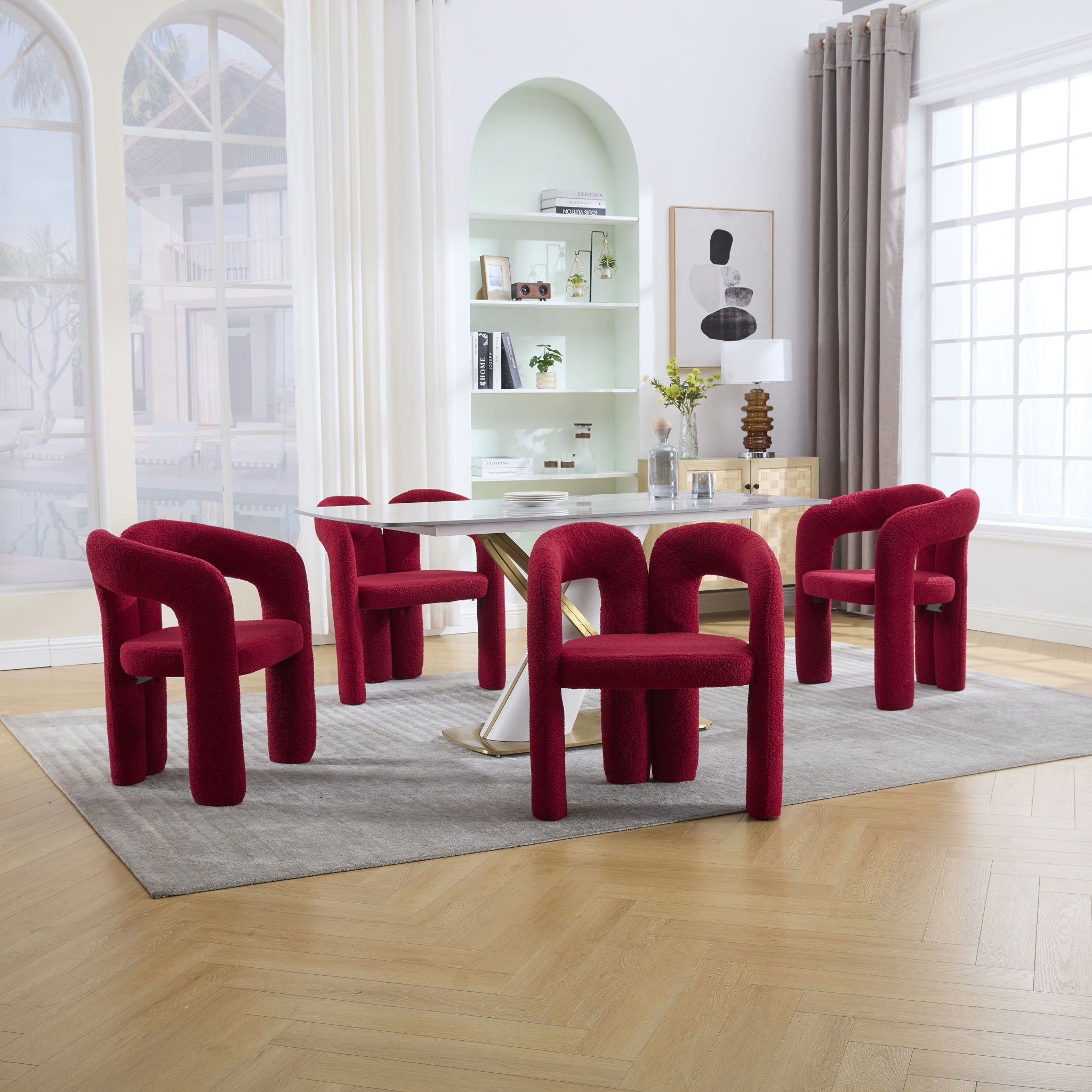 Coolmore Contemporary Designed Accent / Dining Chair With Armrests