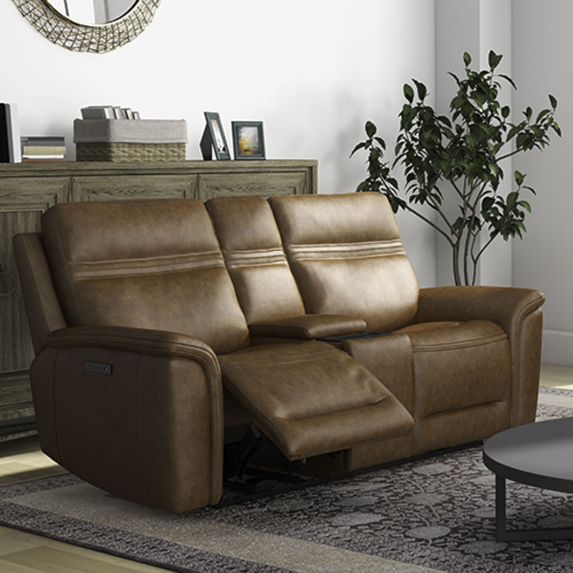 Liberty Furniture Cooper - Loveseat With Console P3 & Zg | Meri Furniture