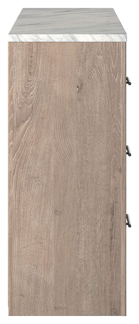 Ashley Furniture Senniberg - Dresser, Mirror | Meri Furniture