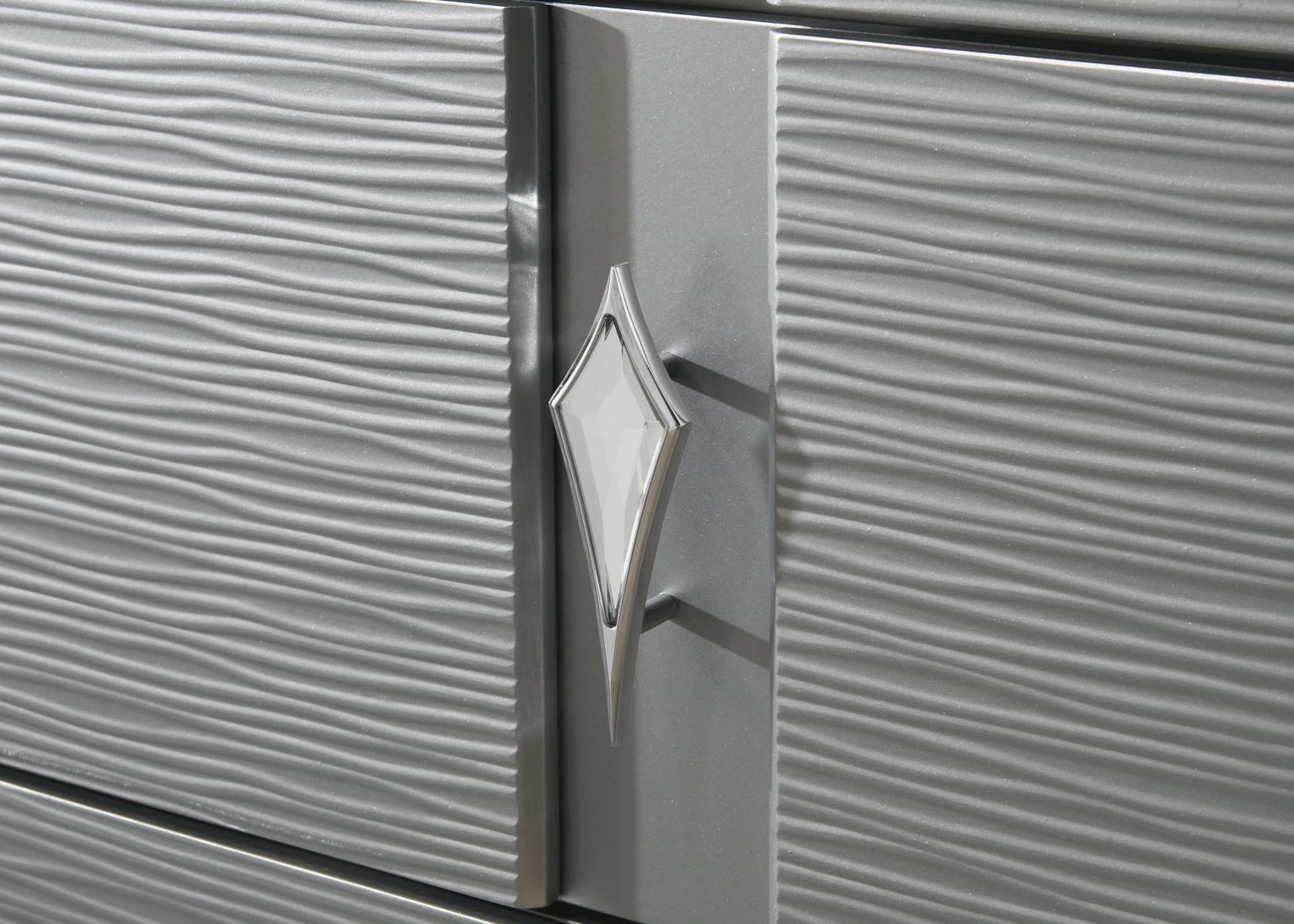 B024 - Dresser - Olive Shimmer Silver