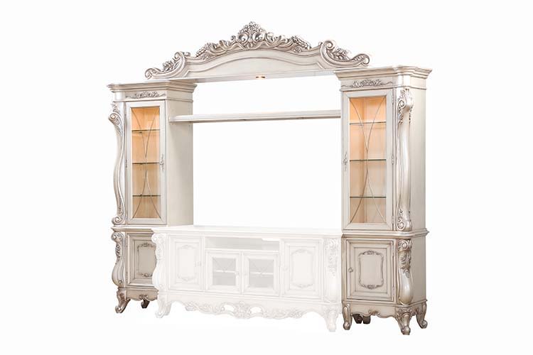 ACME Gorsedd - Entertainment Center - Antique White | Meri Furniture