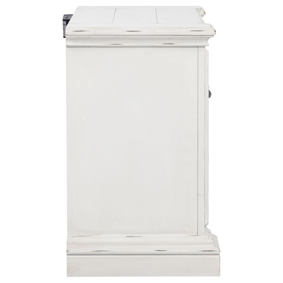 Mckinney - 2-Drawer Nightstand With Dual USB - Vintage White