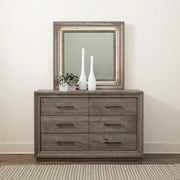 Liberty Furniture Horizons - Dresser & Mirror - Gray | Meri Furniture