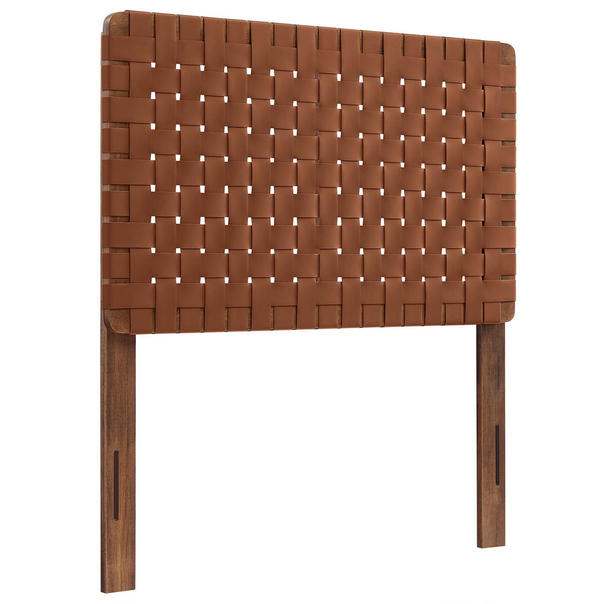 Sparta Weave Vegan Leather Twin Headboard by Modway