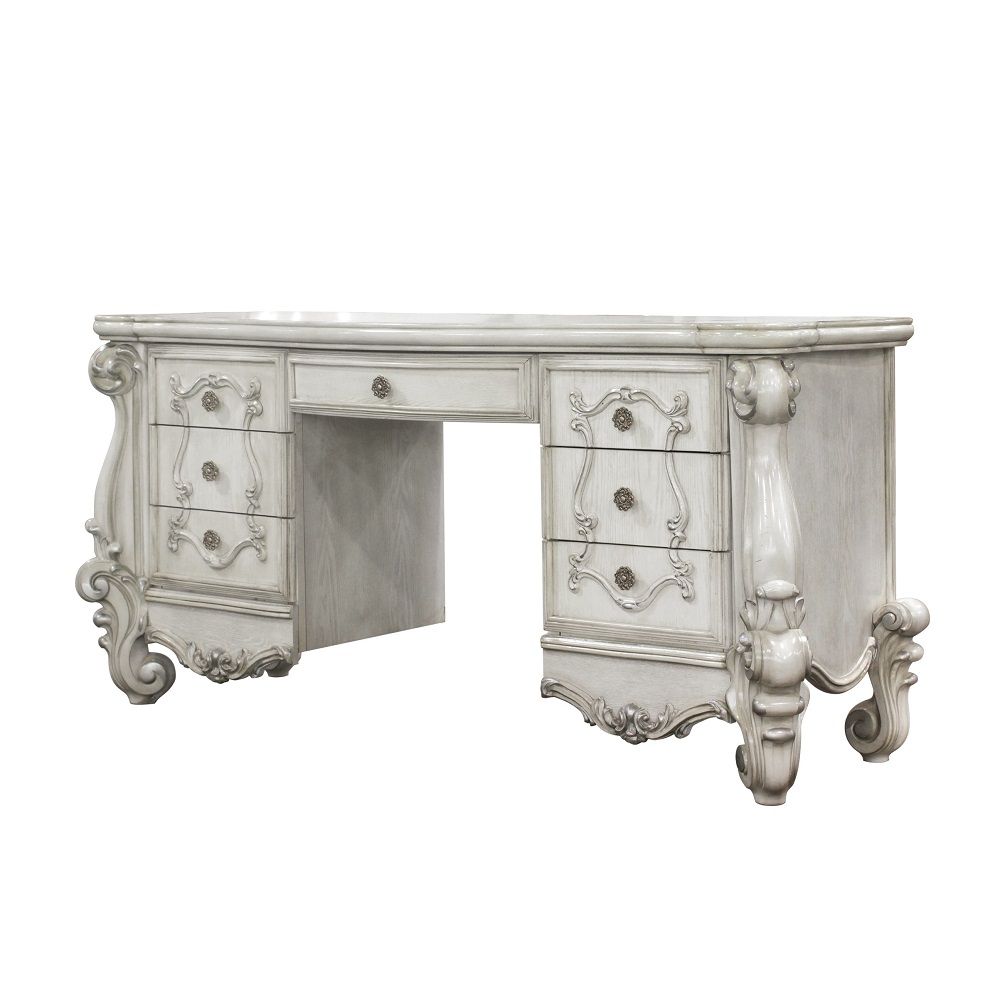 The Versailles vanity desk is the perfect accent to create the style of royalty your bedroom has been needing.