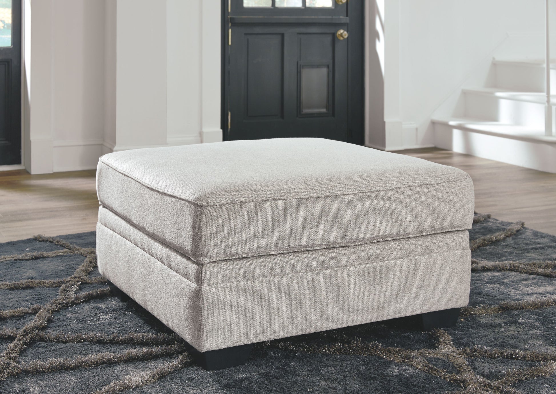 Ashley Furniture Dellara - Chalk - Ottoman With Storage | Meri Furniture