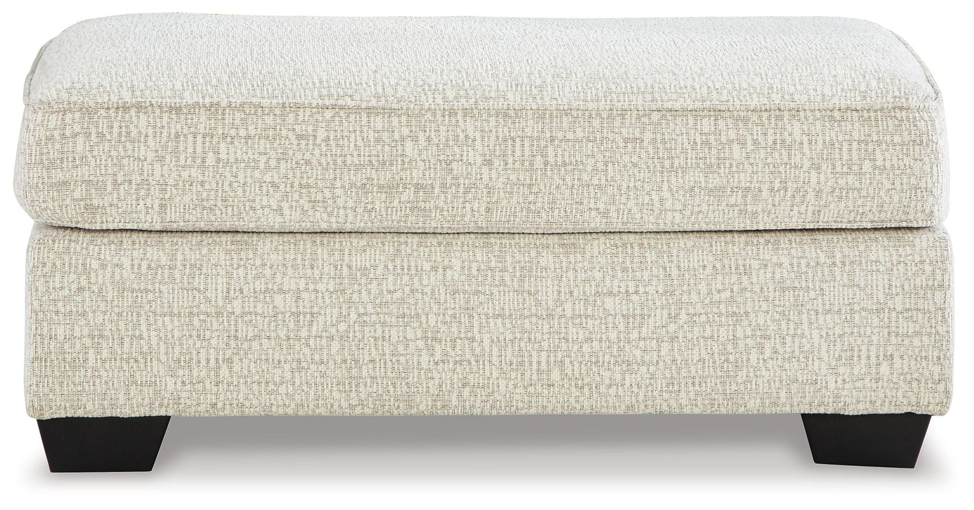 Signature Design by Ashley® Valerano - Parchment - Ottoman | Meri Furniture
