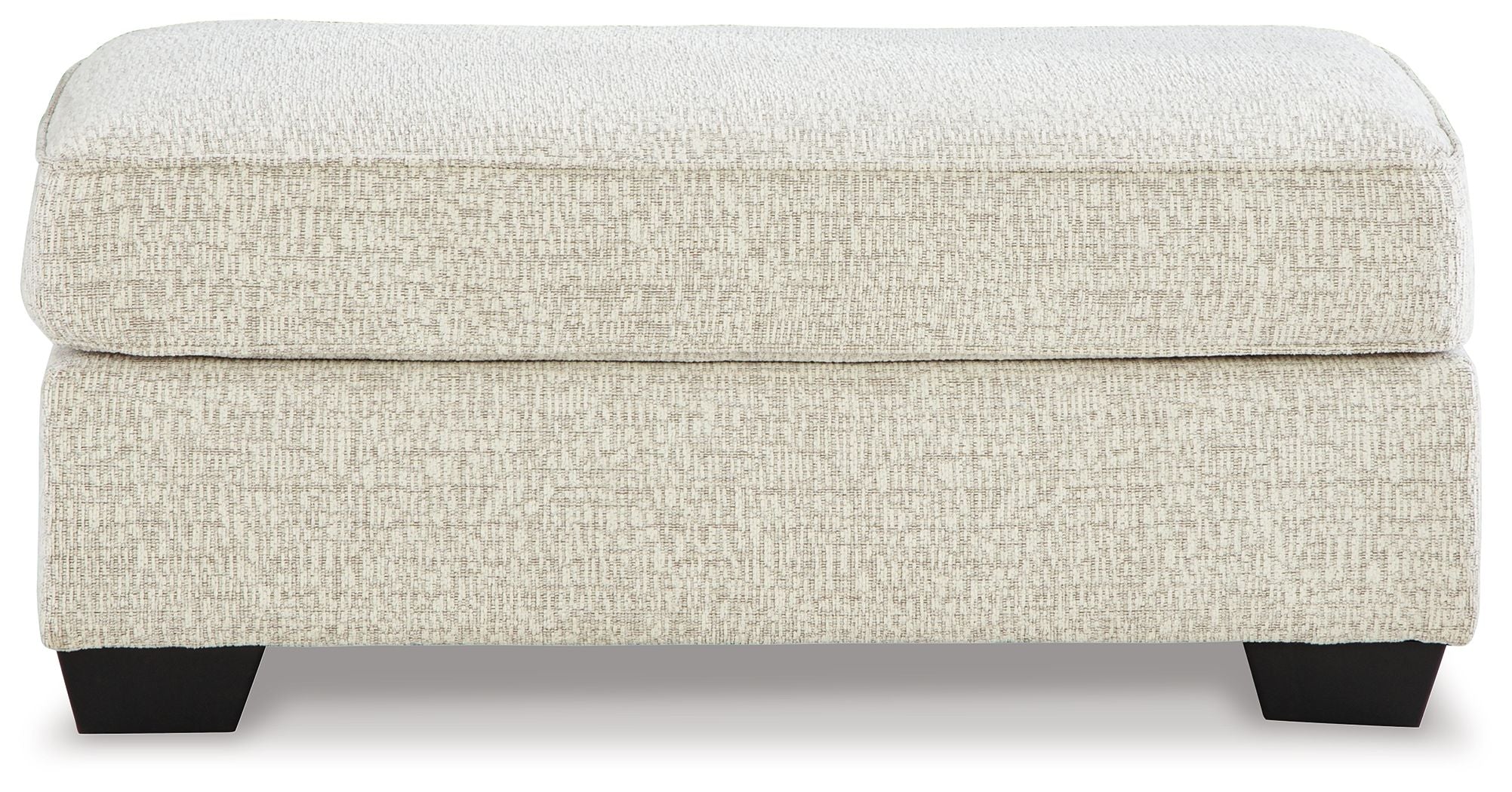 Signature Design by Ashley® Valerano - Parchment - Ottoman | Meri Furniture