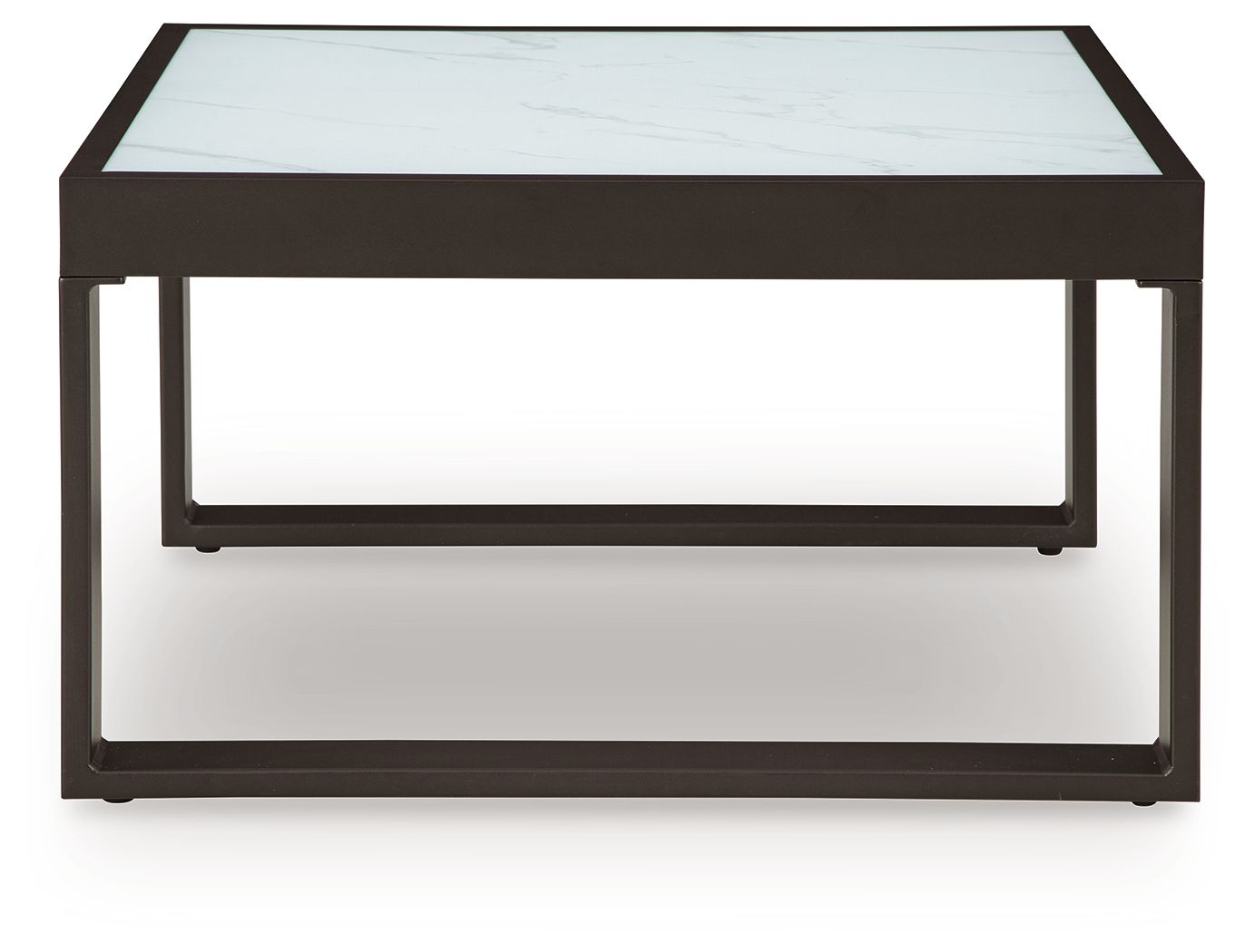 Signature Design by Ashley® Beachloft - Black / Gray - Square Cocktail Table | Meri Furniture