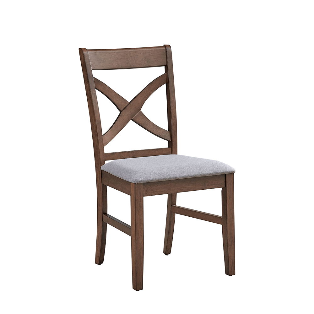 ACME Ferris - Side Chair (Set of 2) - Brown Finish | Meri Furniture