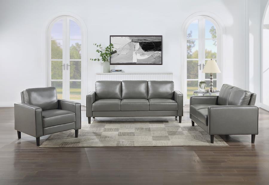 Coaster Fine Furniture Ruth - Upholstered Track Arm Sofa Set | Meri Furniture