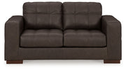 Signature Design by Ashley® Luigi - Thunder - Loveseat | Meri Furniture