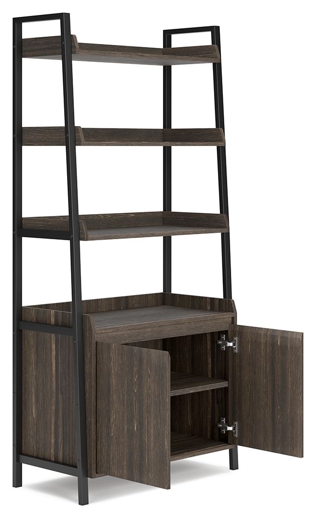 Signature Design by Ashley® Zendex - Dark Brown - Bookcase | Meri Furniture