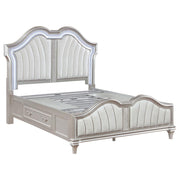 Coaster Fine Furniture Evangeline - LED Storage Panel Bed | Meri Furniture