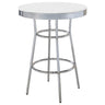 Retro - Round 30" 1950's Bistro Pub Height Bar Table