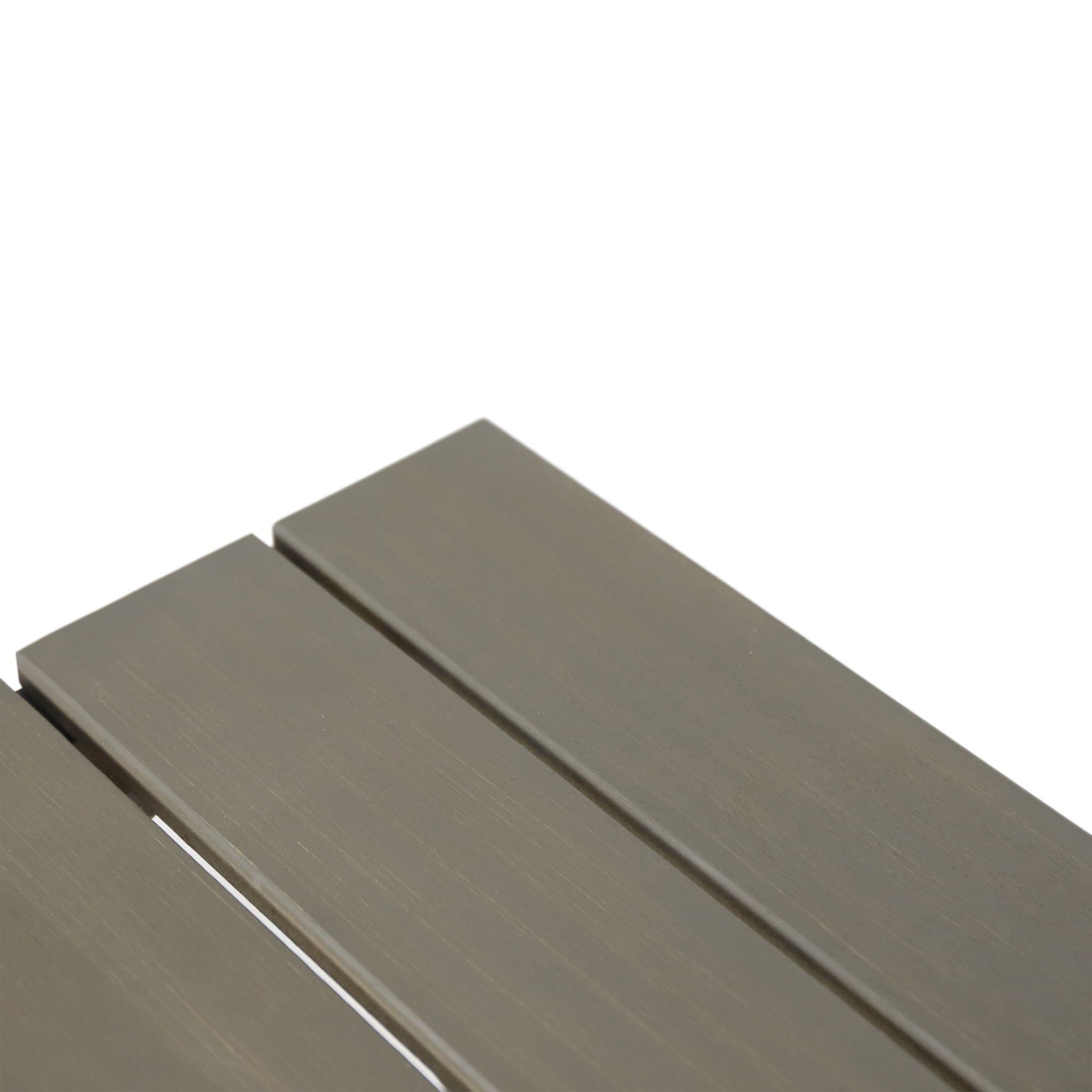 Outdoor Bar Stool With Slat Design And Metal Frame (Set of 2)