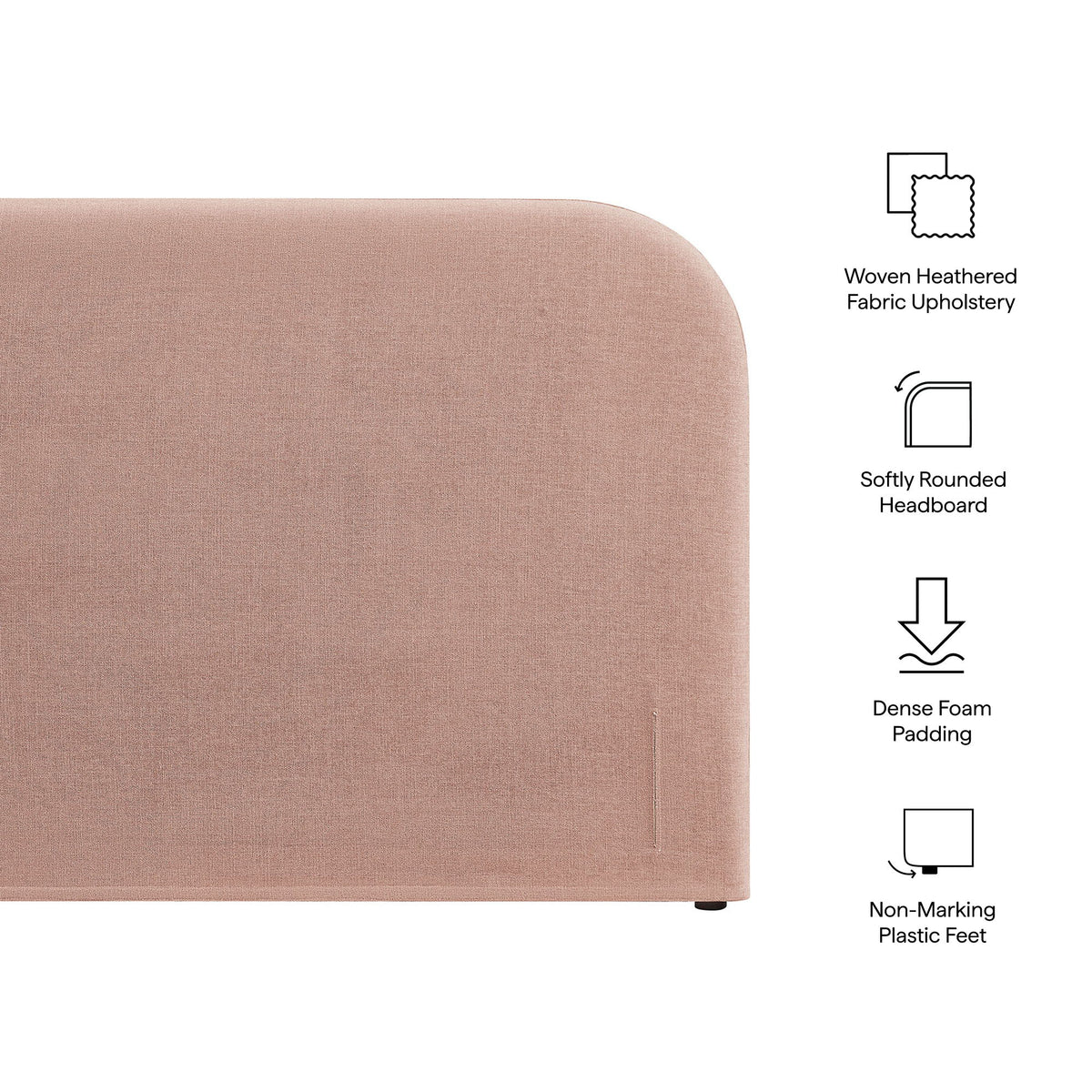 Keynote King Size Upholstered Fabric Headboard by Modway