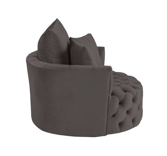 ACME ‧Seat Construction: Full Foam‧Wooden Inner Frame‧Tight Seat & Back Cushion‧Botton Tufted‧3 Pillows Included‧Foam Density: D28‧Swivel Function(360 Degree) | Meri Furniture