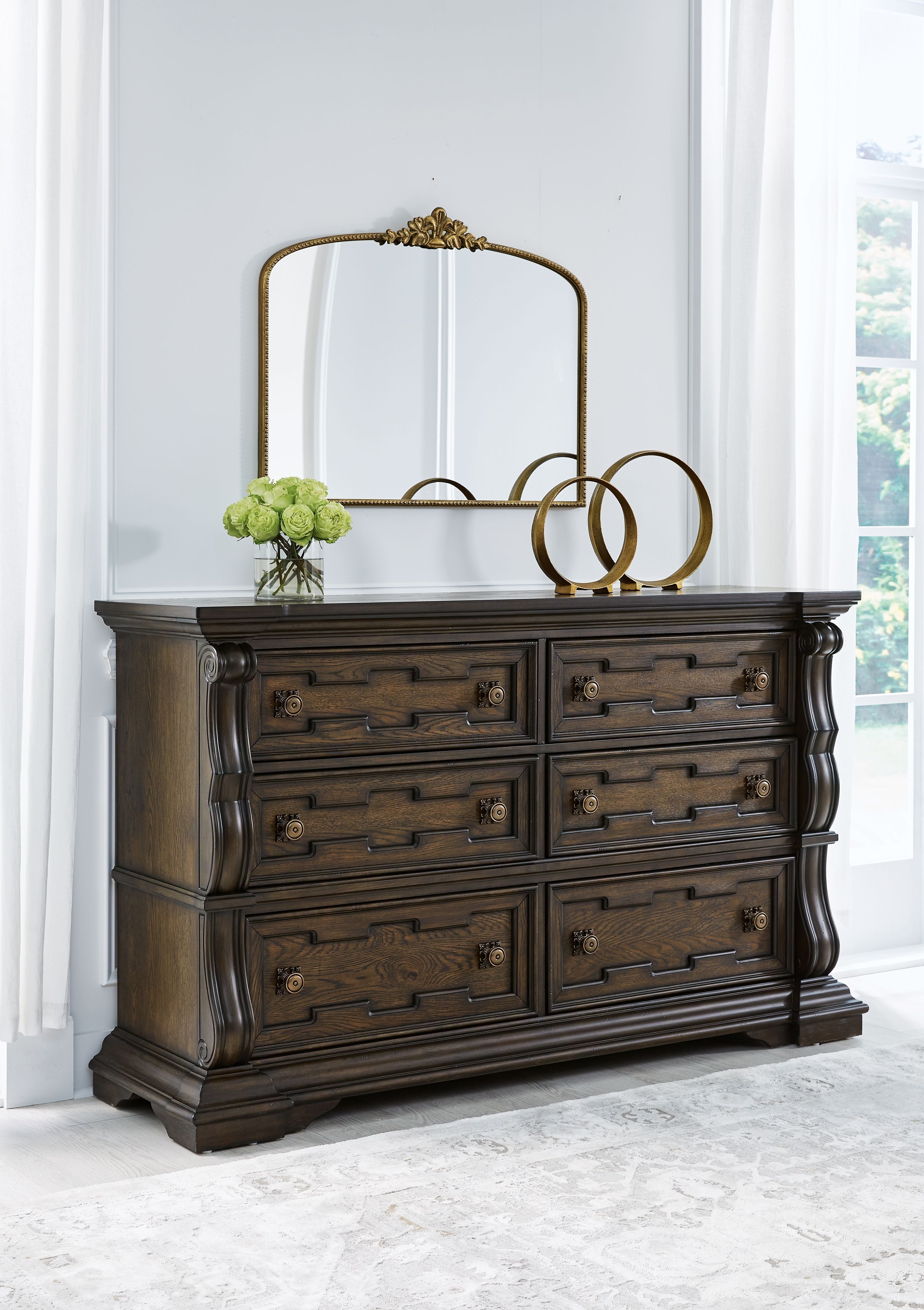 Signature Design by Ashley® Maylee - Dark Brown - Dresser | Meri Furniture