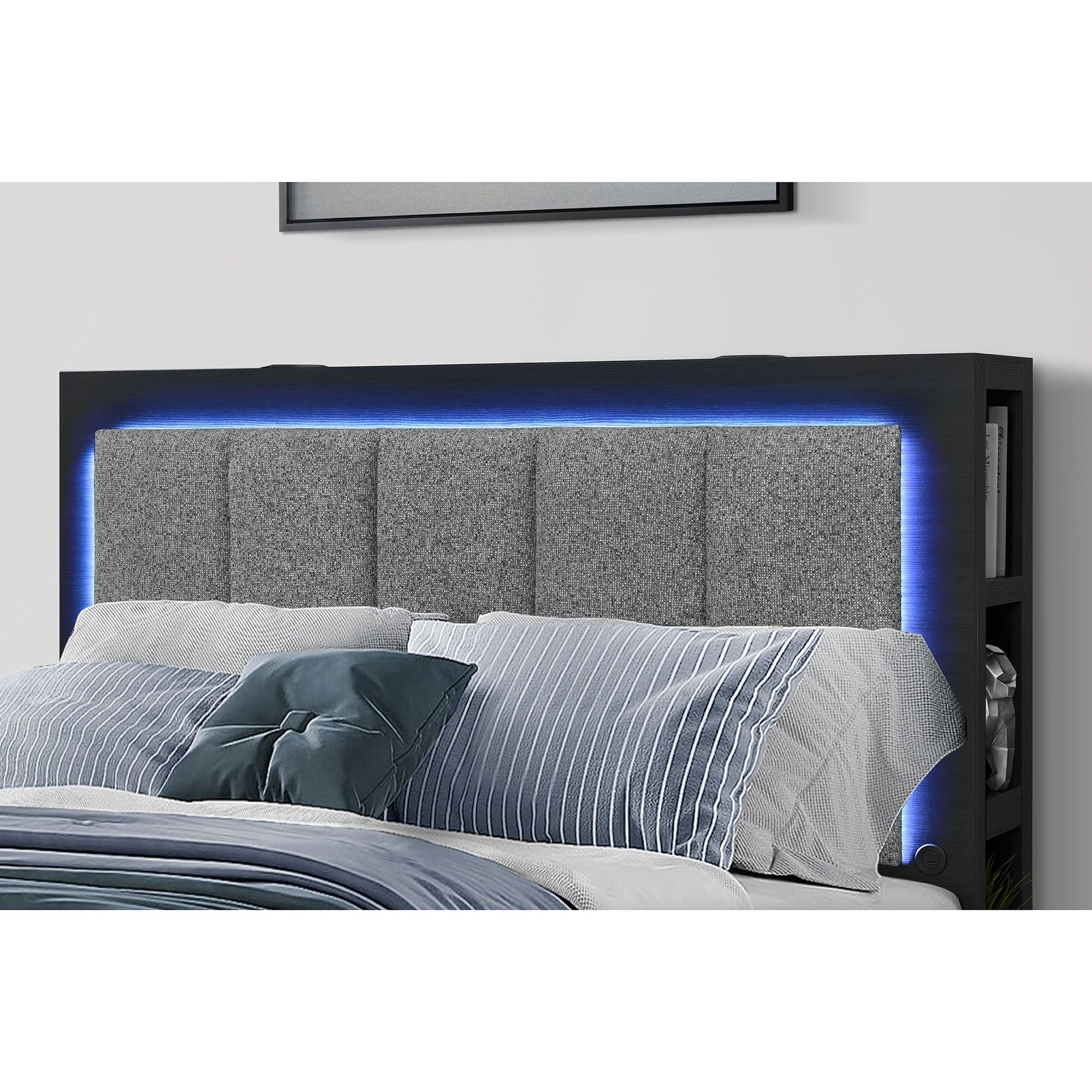 Messa - Bed With Storage Features And LED Lighting