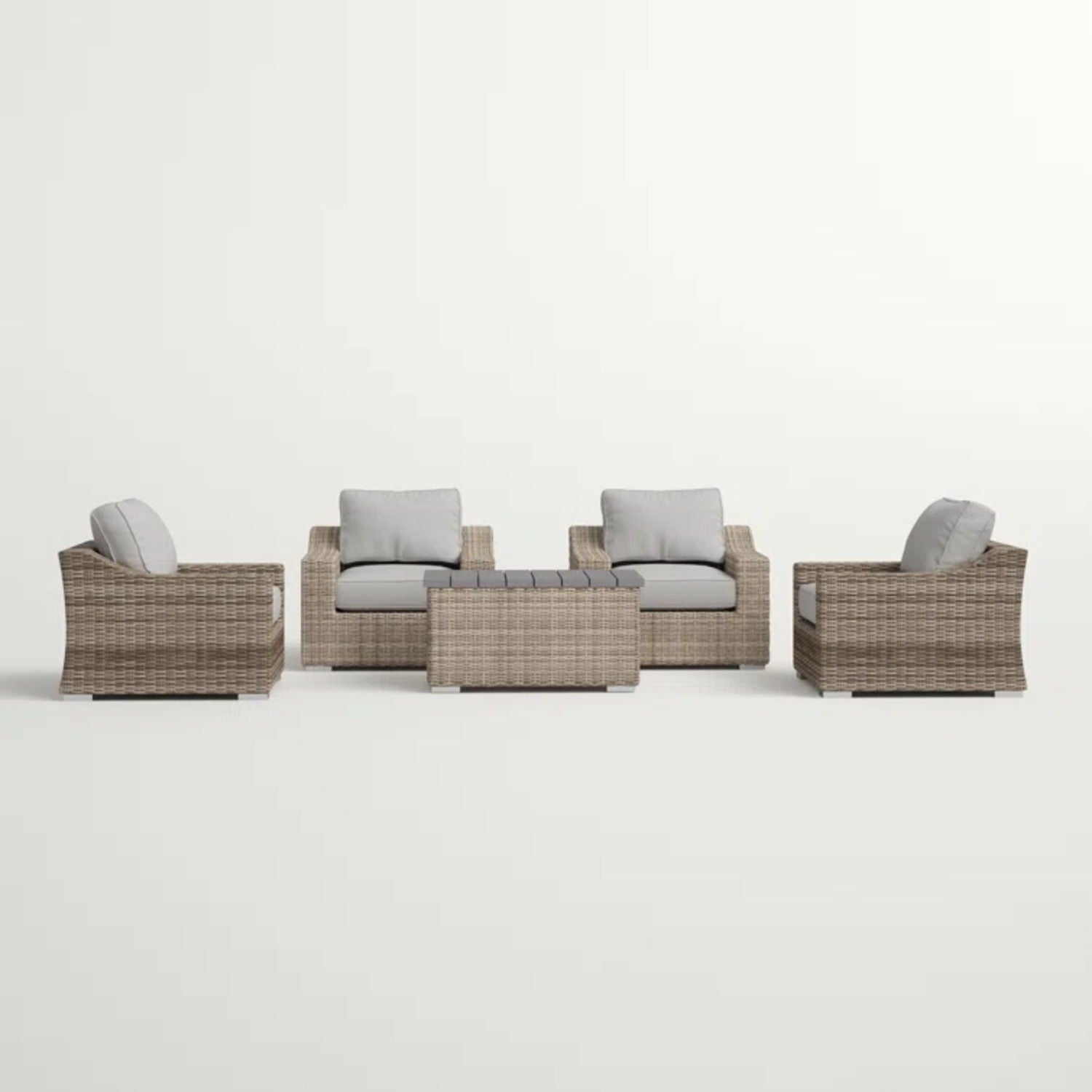 Stylish Sofa Seating Group With Cushions Perfect For Outdoor Gatherings