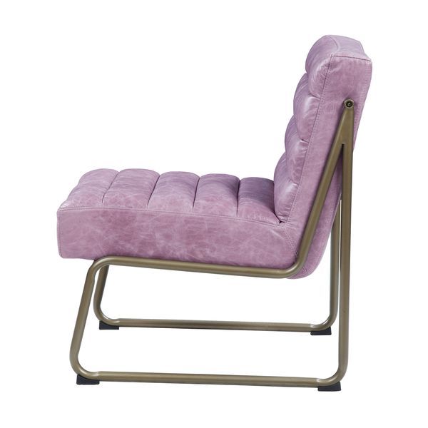 ACME Loria - Accent Chair - Wisteria - Top Grain Leather | Meri Furniture