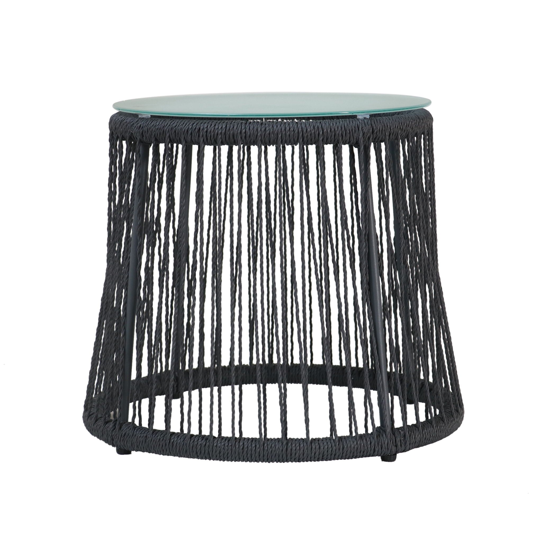Boho Southport - Side Table With Glass Top