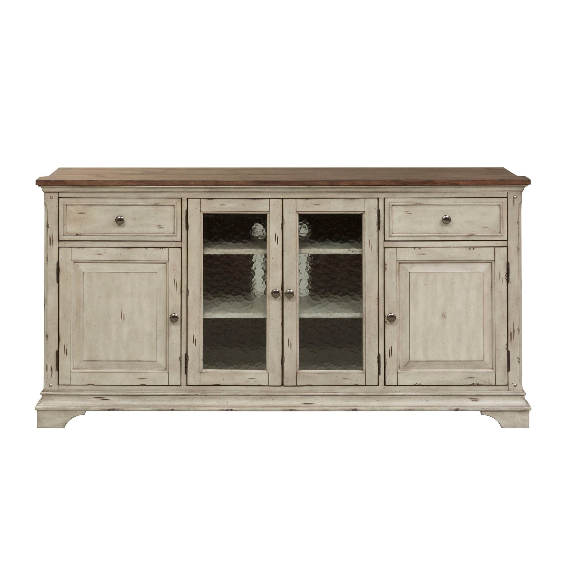 Liberty Furniture Morgan Creek - Entertainment TV Stand - White | Meri Furniture