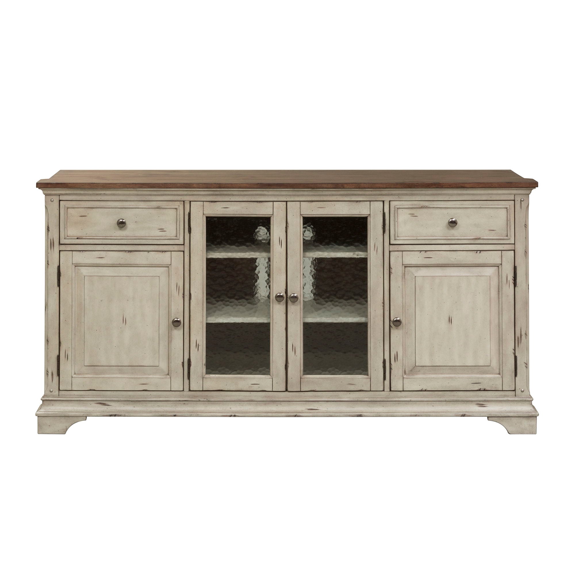Liberty Furniture Morgan Creek - Entertainment TV Stand - White | Meri Furniture