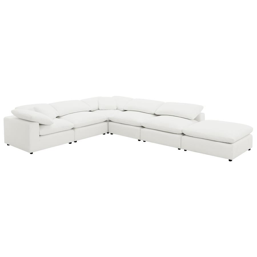 Coaster Fine Furniture Raleigh - Boucle Upholstered Modular Sectional | Meri Furniture