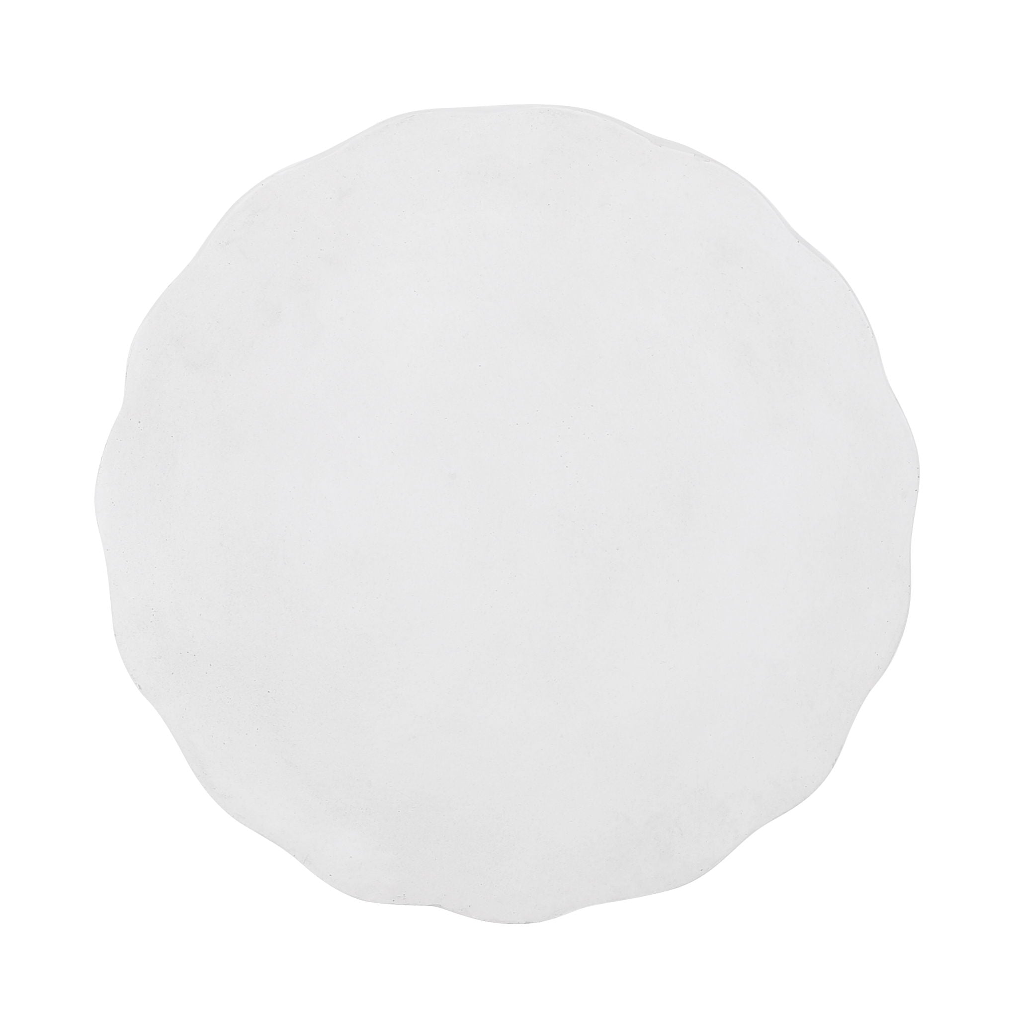 Outdoor Lightweight Concrete, Side Table - Antique White