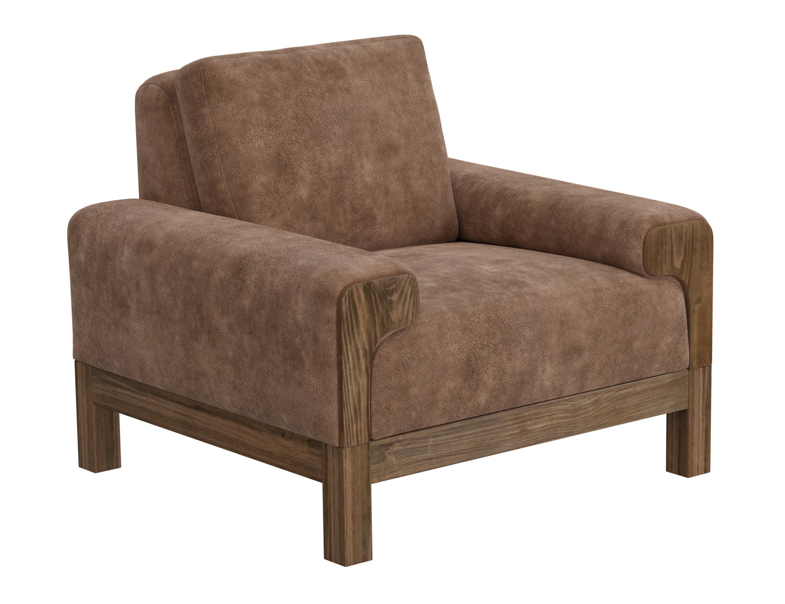 International Furniture Direct Sedona - Armchair - Brown | Meri Furniture