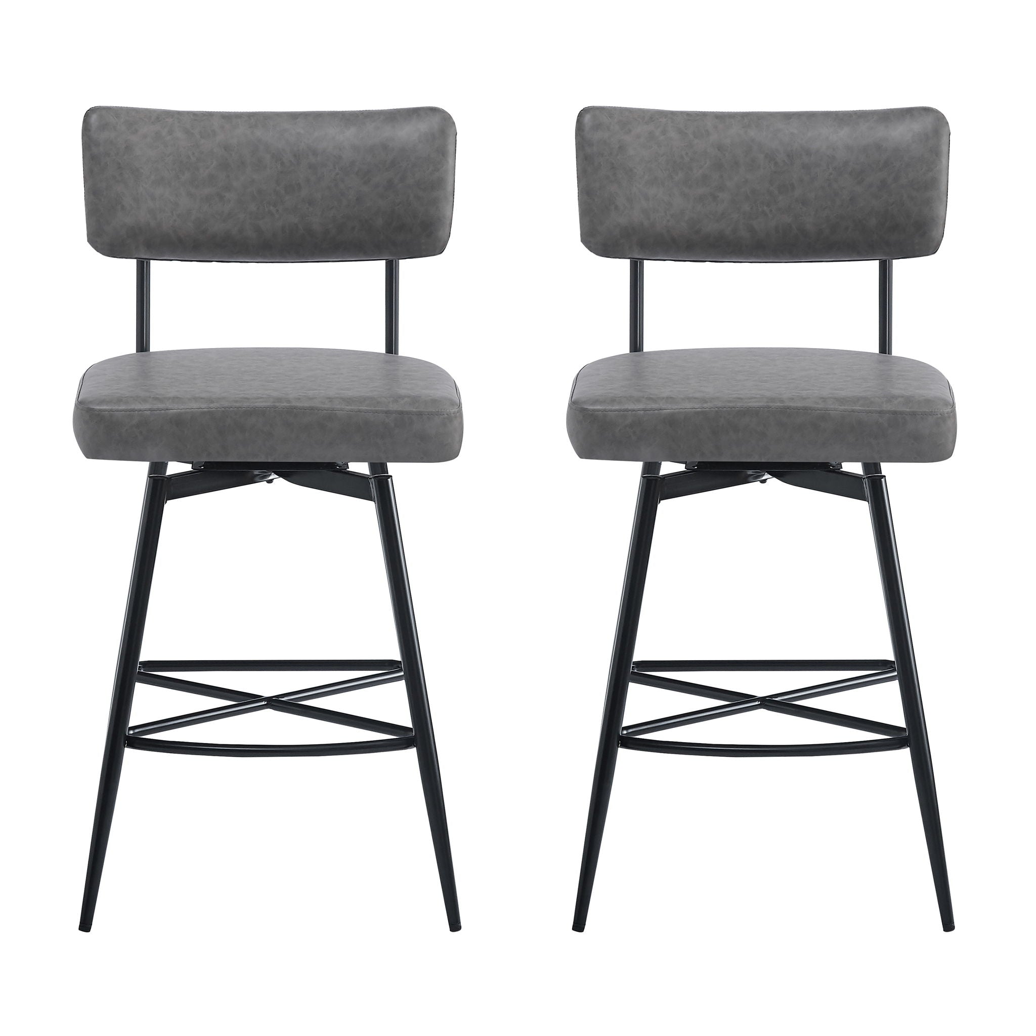 Retro Swivel Counter Stools (Set of 2)