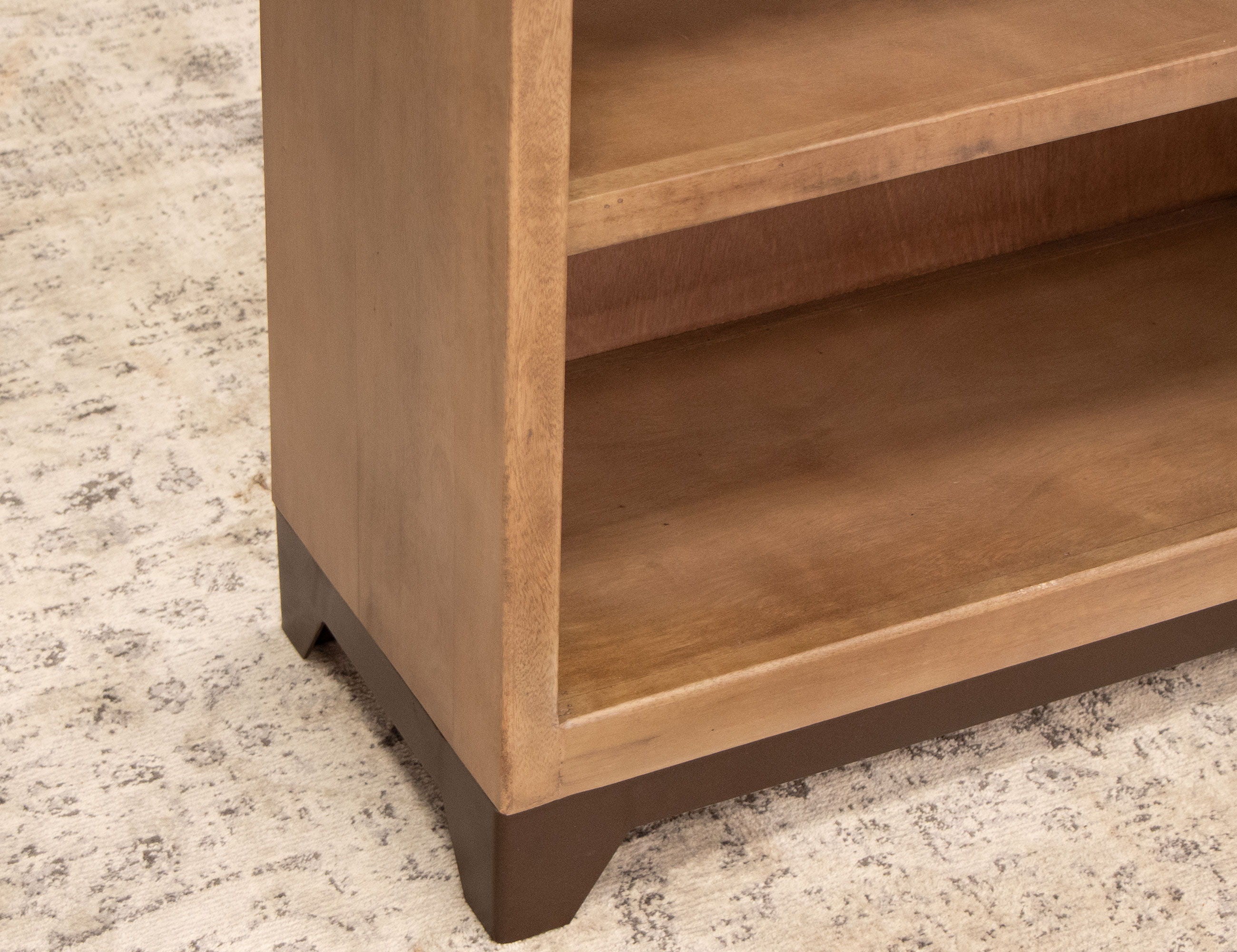 International Furniture Direct Natural Parota - Bookcase - Brown Cappuccino | Meri Furniture